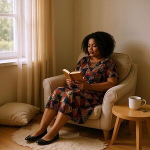 Amtivaya short sleeves flower dress 3x 4x.New.